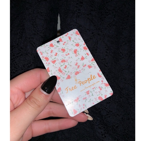 Free people tea time top in black—NWT - Picture 13 of 17